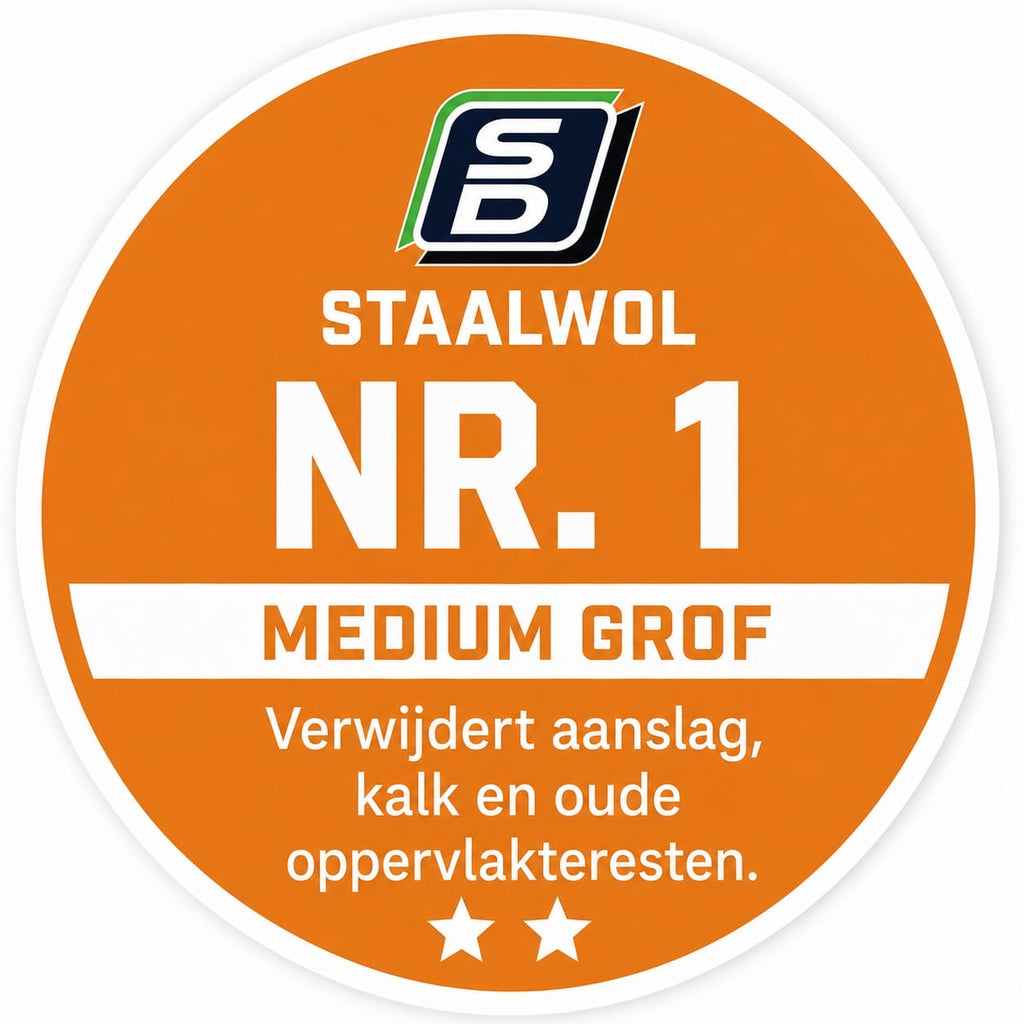 SD Staalwolpad Medium Nr.1 – 17 inch / 432 mm