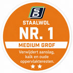 SD Staalwolpad Medium Nr.1 – 17 inch / 432 mm