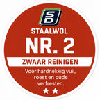 SD Staalwolpad Grof Nr.2 – 17 inch / 432 mm