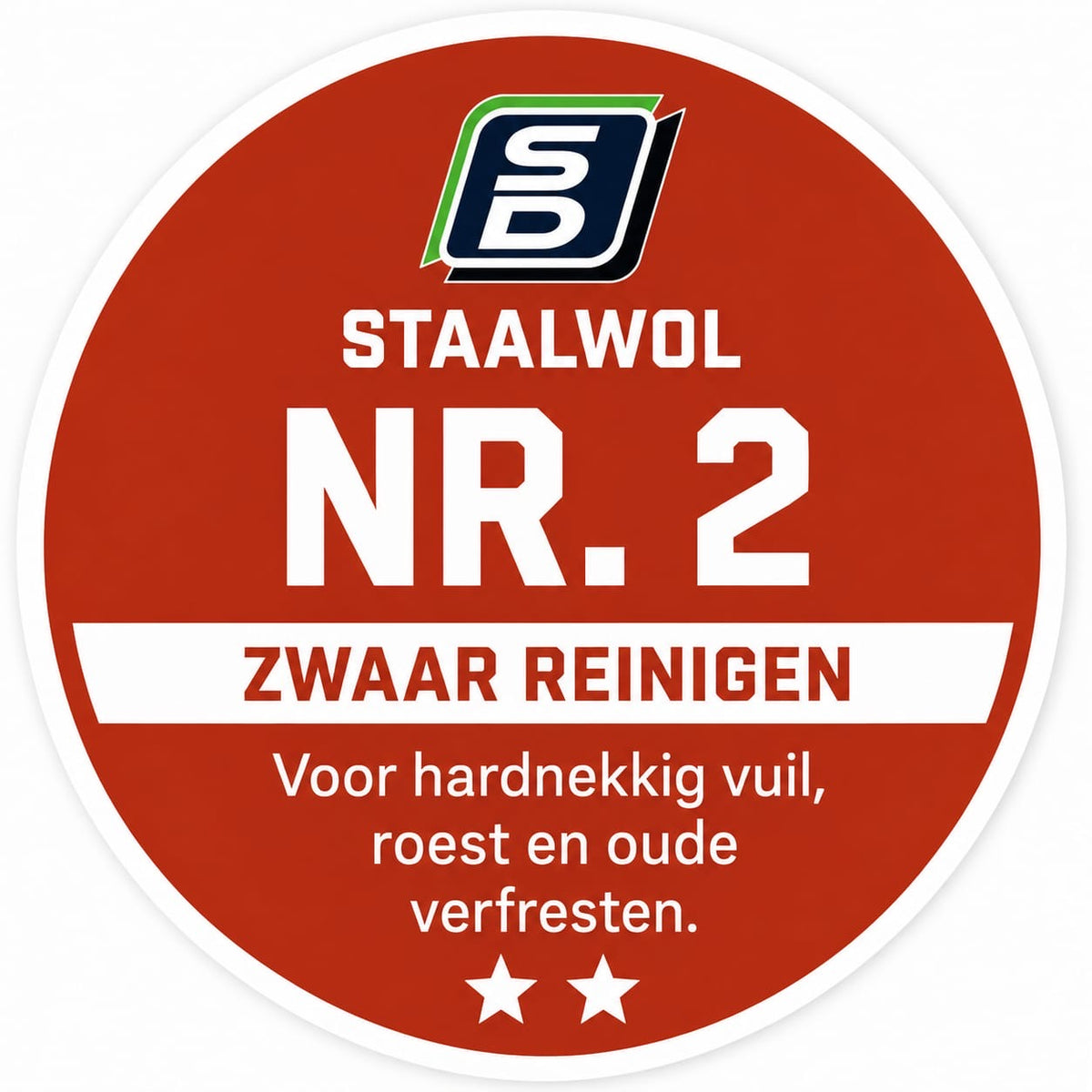 SD Staalwolpad Grof Nr.2 – 17 inch / 432 mm