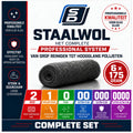 SD Staalwol Complete Set 6 stuks  – 175 gram per rol